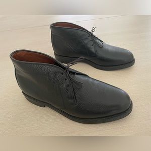 Allen Edmonds Black Chukka Boots, Pebble Finish Full Grain Leather - almost new